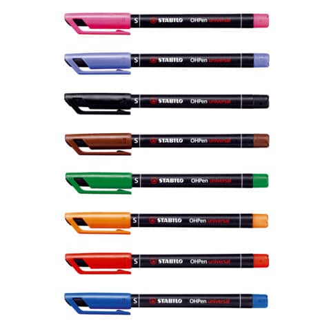 Penna Stabilo OHPen universal Superfine (S) 0,4 mm nero 841/46